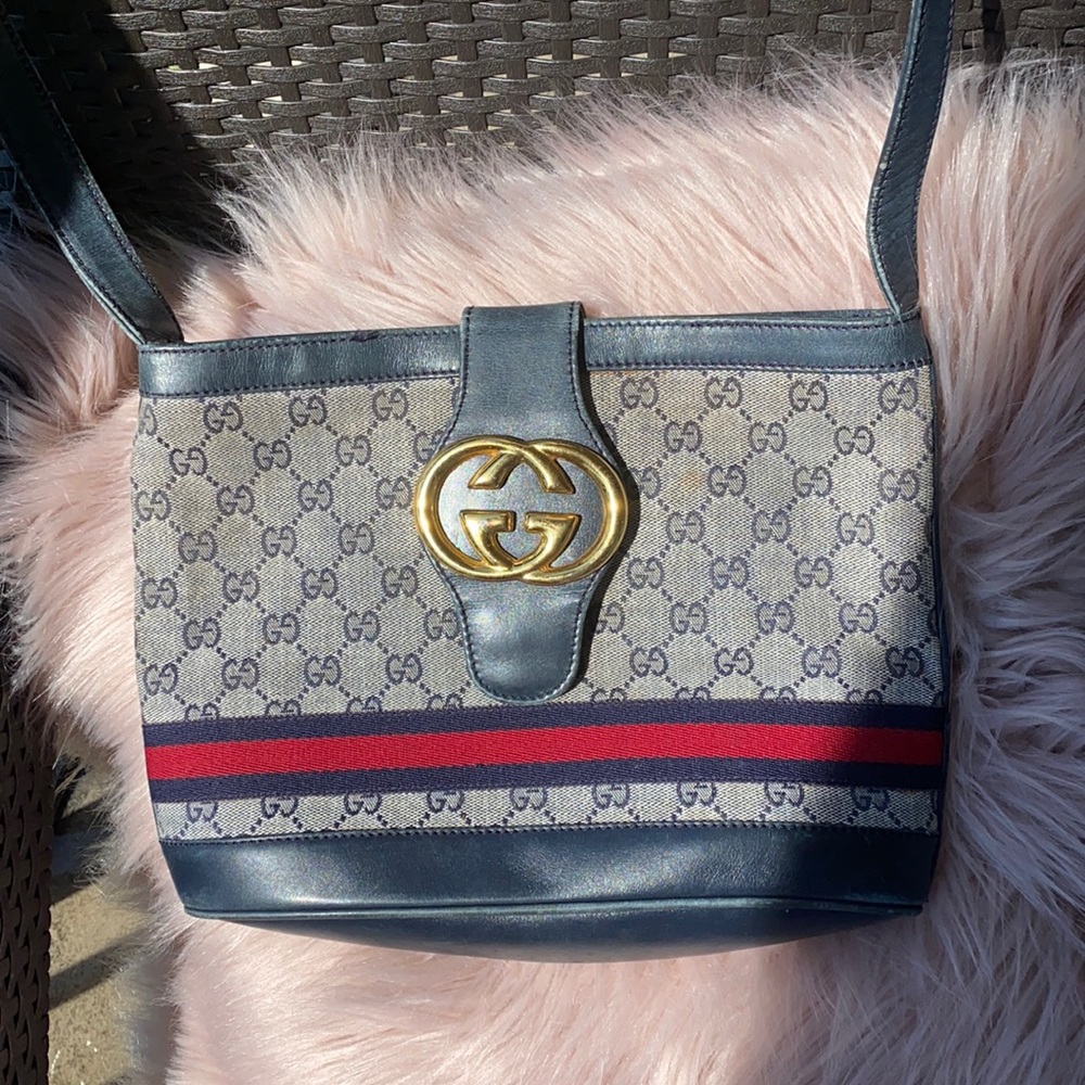 Vintage Gucci Blondie Britt Monogram Bag